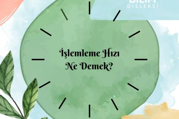 İşlemleme Hızı Ne Demek?